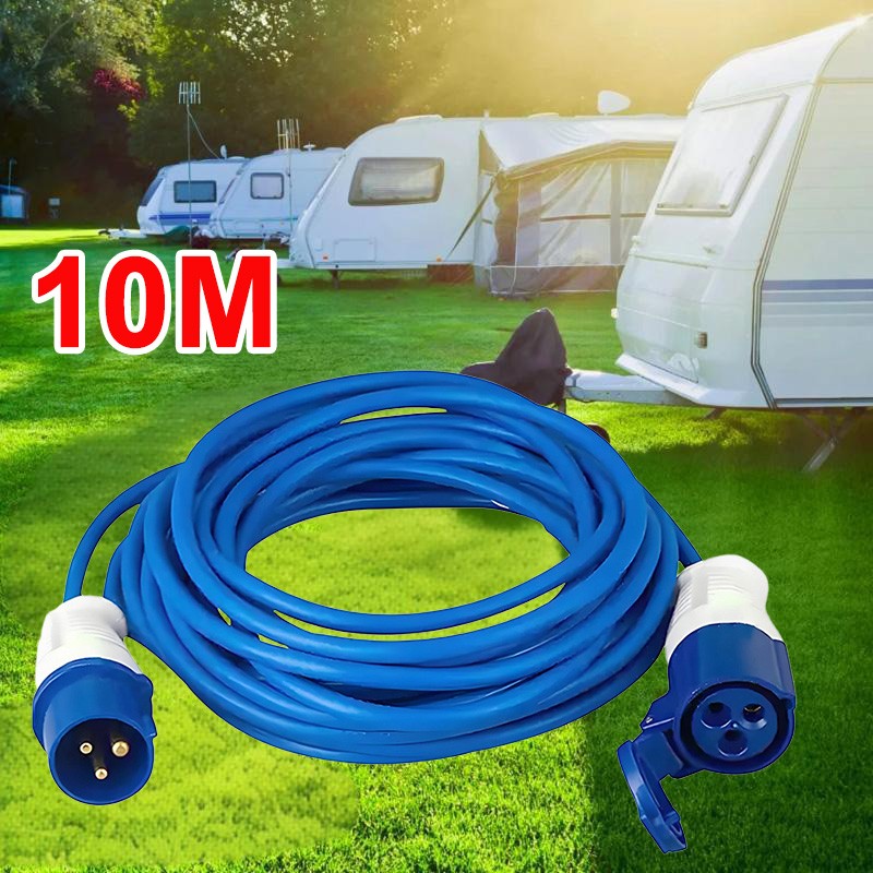 10m Electric Hook Up Cable Caravan Motorhome-Camping Boat Mains Lead UK — image 9