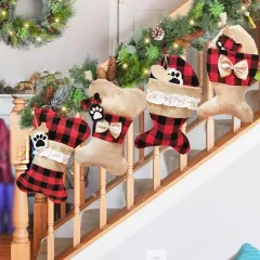 Christmas Ornament Christmas Socks Gift Bag - Suit - View 1