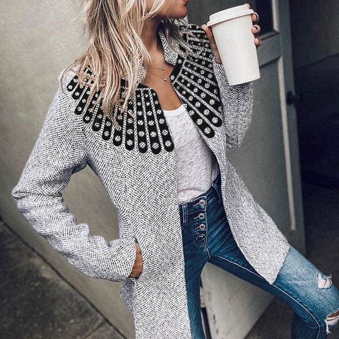 Autumn Winter Thickened Short Woolen Coat