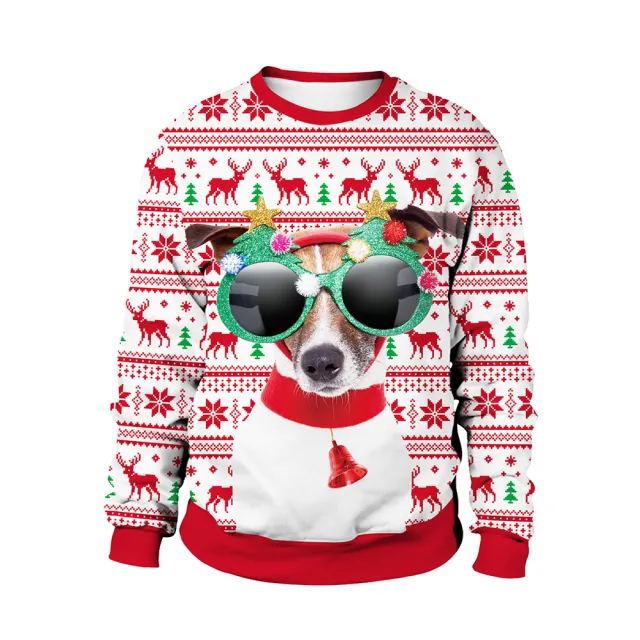 Women's Christmas Dress Crew Neck Sweatshirt 5Color L - Shop at LoveMi