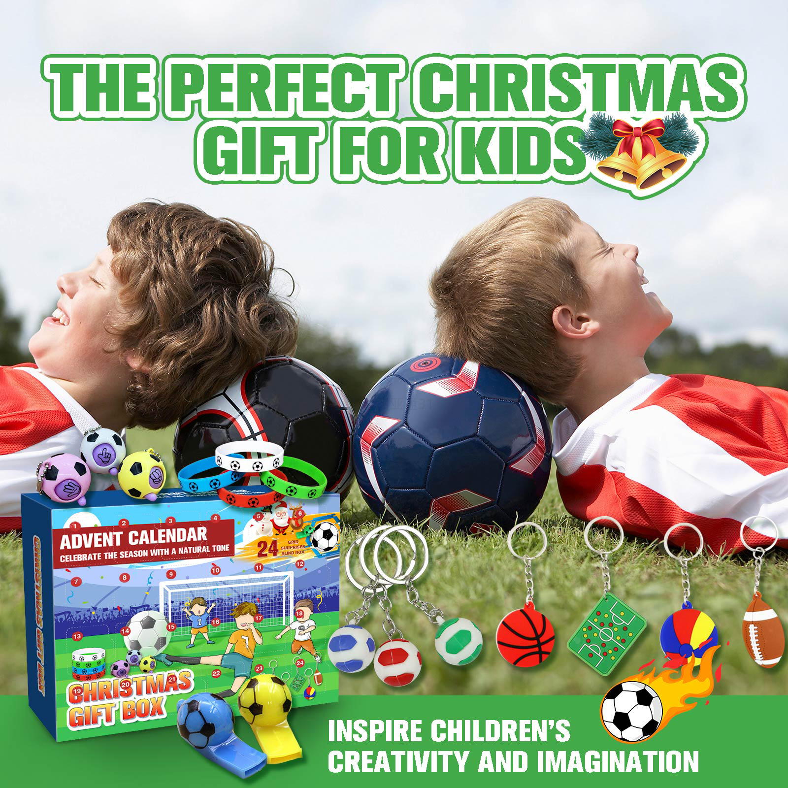 Title 1, World Cup Football Toys Advent Calendar 24 Grid...