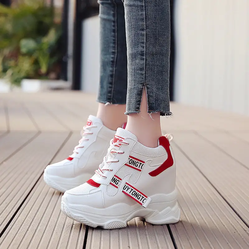Fashion Simple Leather Thick Sole Old Shoes