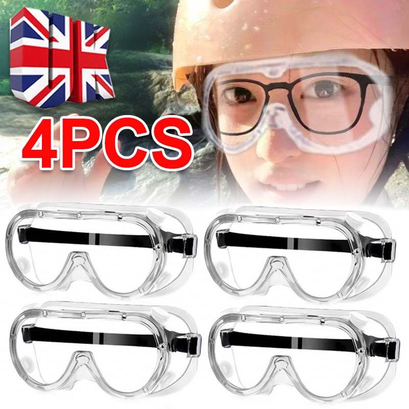 Safety Goggles Protective Anti-Fog Vent Glasses Eye Protection Lab Work PPE Wear