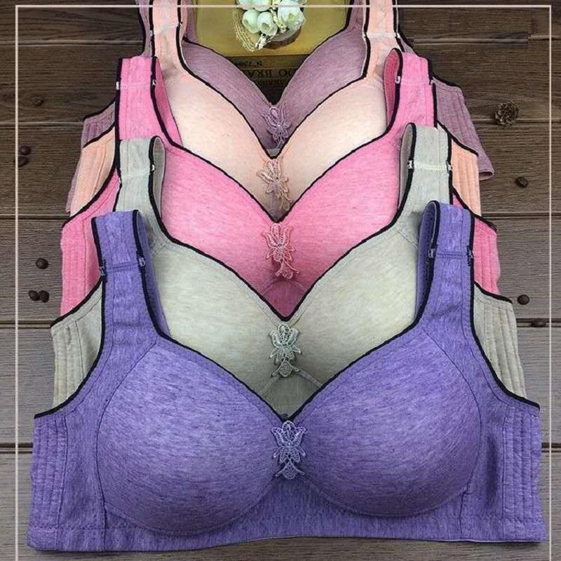 Title 6, Large Size Bra Cotton No Steel Ring Sports Comf...