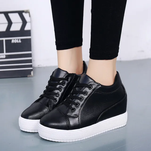 Shoes Women's Inner Height Increase Women's Shoes Black - Shop at LoveMi