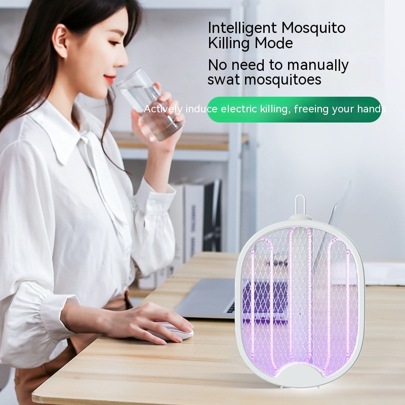 Rechargeable Household Strong Two-in-one Folding Mosquito Swatter - Image 12
