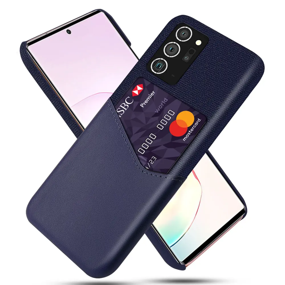 Mobile Phone Cover Cloth Pattern Single Card Protective Leather