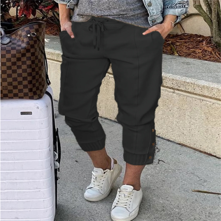 Women's Solid Color Fashion Casual Pants