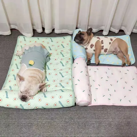 Cool Dog Mat Summer Pet Blanket Cooling Breathable Cat