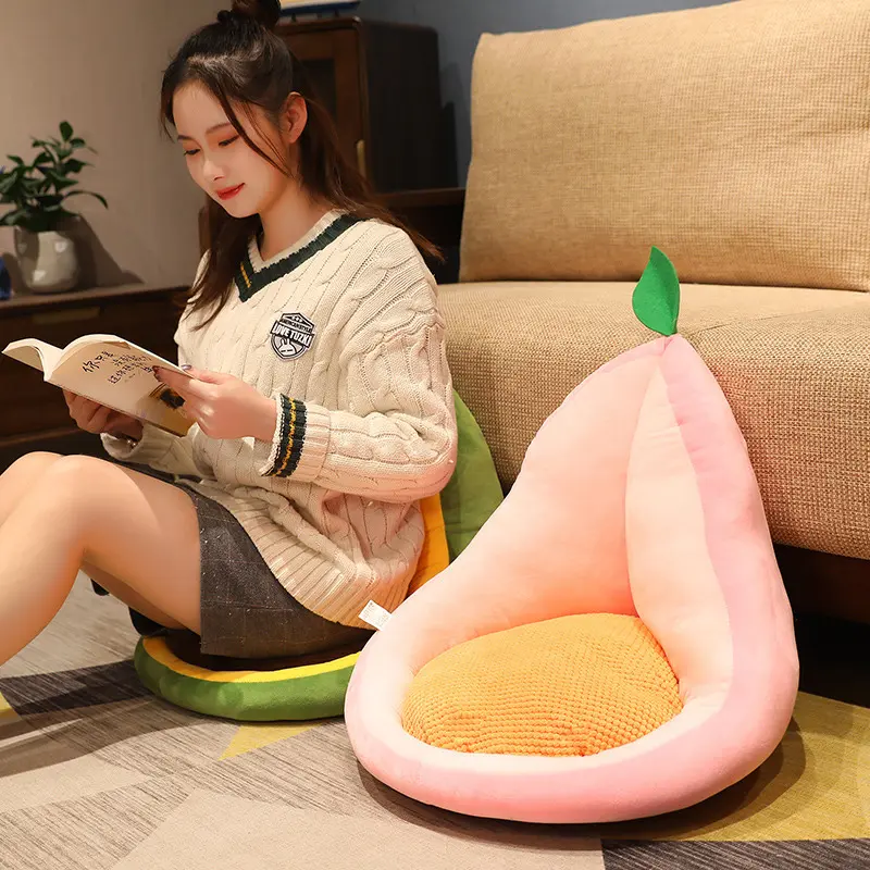 Kawaii Multifunction Plush Fruit Soft Stuffed Cactus Avocado Carrot