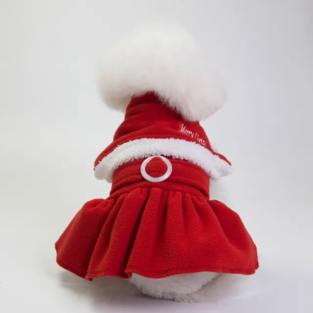Fashionable And Simple Christmas Pet Dog Clothes Skirt - Shop at LoveMi