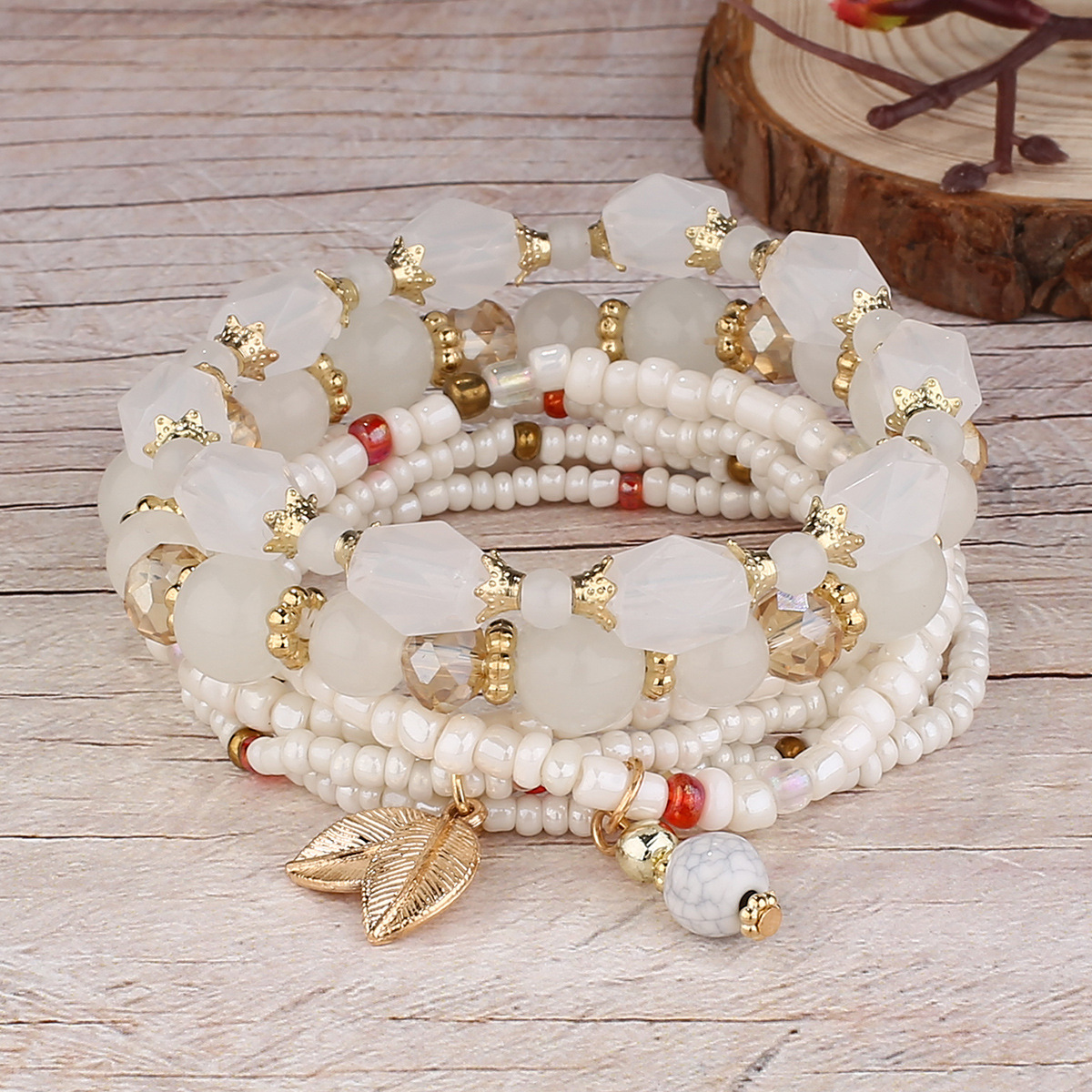 Title 3, Set Pendente e Bracciale Bohemien Semplice con ...