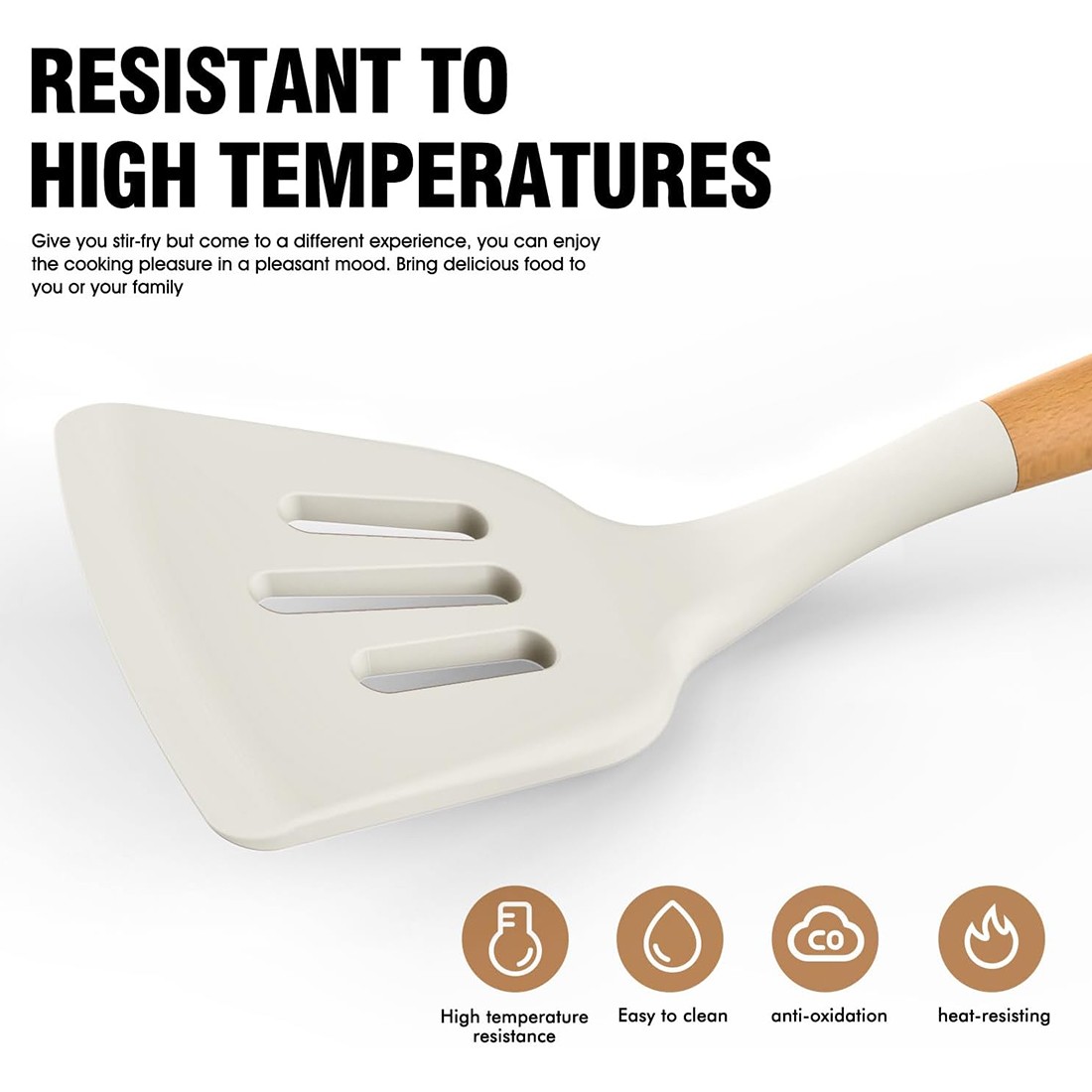 14-Piece Silicone Kitchen Utensils Set Non-stick Cooking Spoon And Baking Tools — image 5
