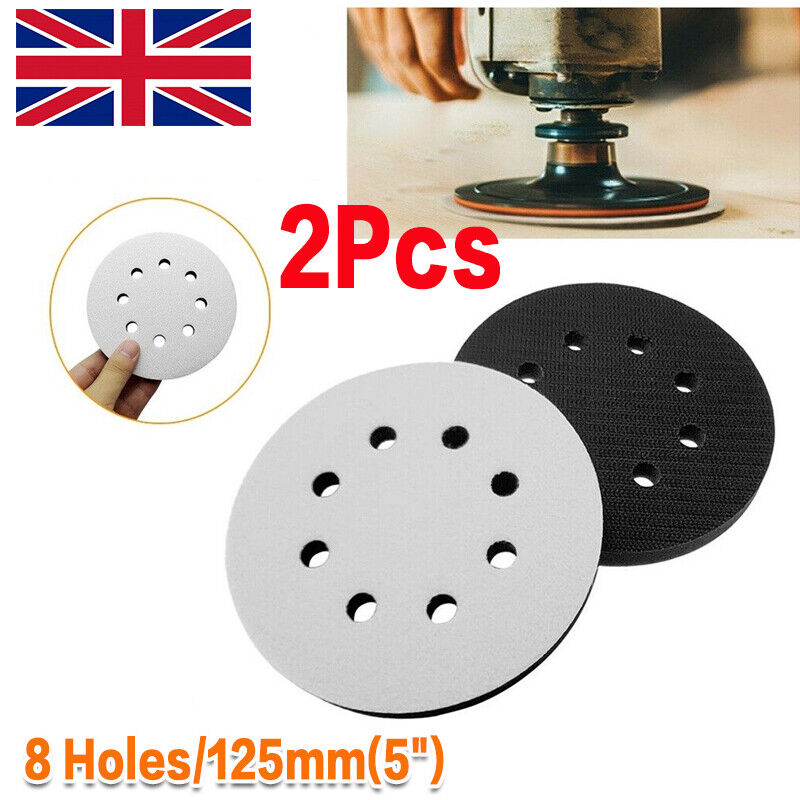 2Pcs 125mm 5inch Diameter Soft Buffer Sponge Interface Cushion Pad Sanding Pads — image 8