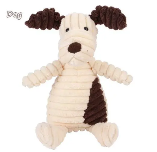 Vocal Animal Plush for Pet Dog Molar Teeth Cleaning Training - Dog 28Cm