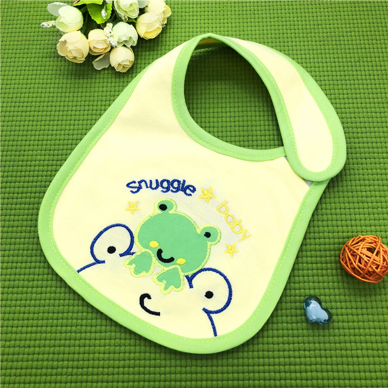 Embroidered Baby Bib Saliva Towel Three-dimensional Pattern — image 1