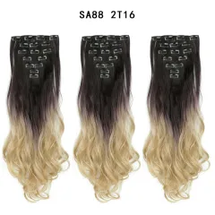 Long Curly Hair High Temperature Silk Curtain - Q - View 1