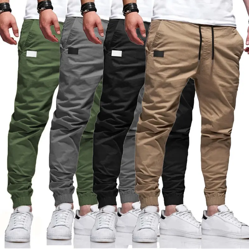 Casual Pants Men Spot Ordinary Youth Trousers Mid-waist