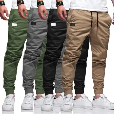 Casual Pants Men Spot Ordinary Youth Trousers Mid-waist