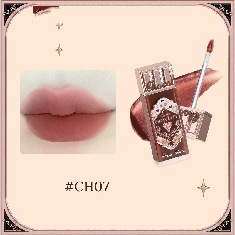Cloud Lip Glaze Lipstick Milk Tea Color Lasts Ch07 - Shop at LoveMi