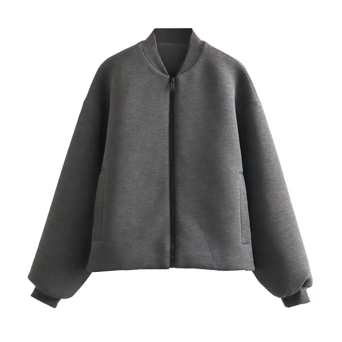 Women's New Gray Short Coat