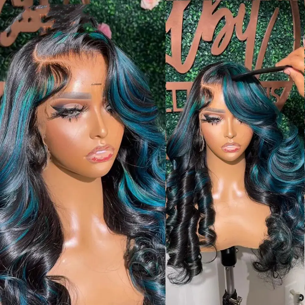 Blue Green Highlight Piano Color Big Wave