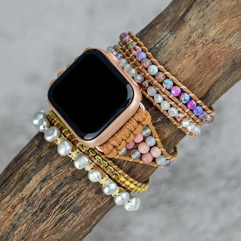 Strap Bracelet Natural Emperor Stone Strap Braided