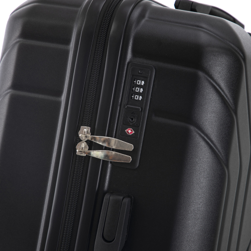 20  24  28  3 Pcs  Set In ABS Spinner Wheel Luggage, Carry On Suitcase, Matching Color, TSA Combination Lock