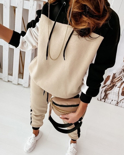 Fashion Slim Long Sleeve Two-piece Suit