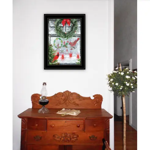 Christmas Peace By Ed Wargo Ready To Hang Framed Print, Black Frame