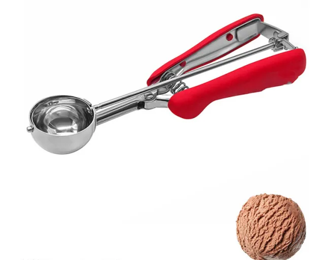 Stainless Steel Digging Spoon Watermelon Fruit Digging Spoon Red - Shop at LoveMi