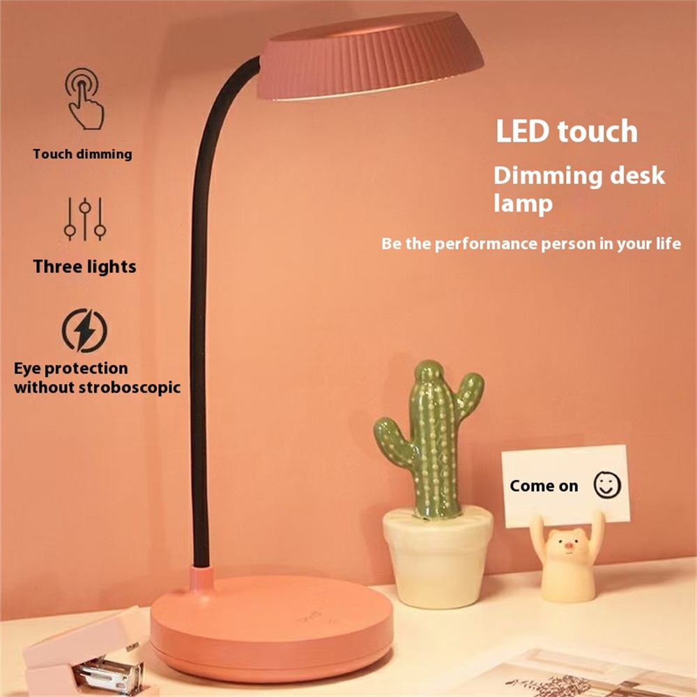 Modern Simple Touch Three-gear Dimmable Table Lamp