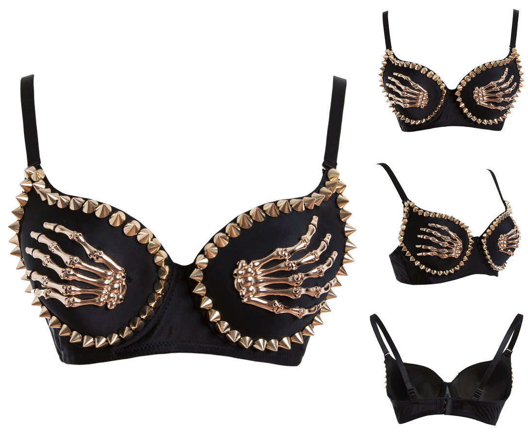 Title 9, Women Nightclub Black Finger Bra