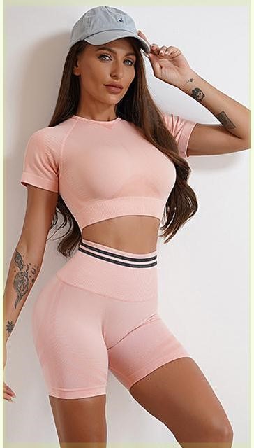 Pink suit short