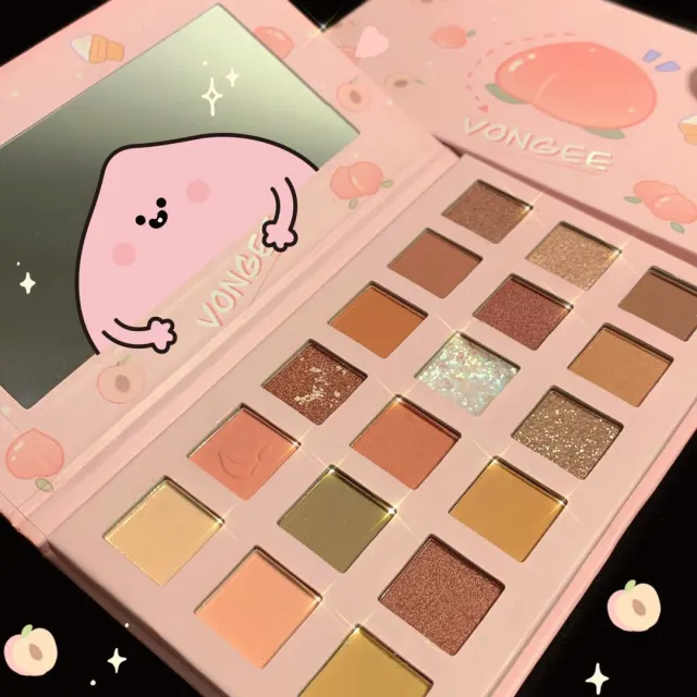 Fart Peach Eyeshadow Palette Earth Color Matte Super Shining Beginner Fart Peach Eyeshadow Palette - Shop at LoveMi