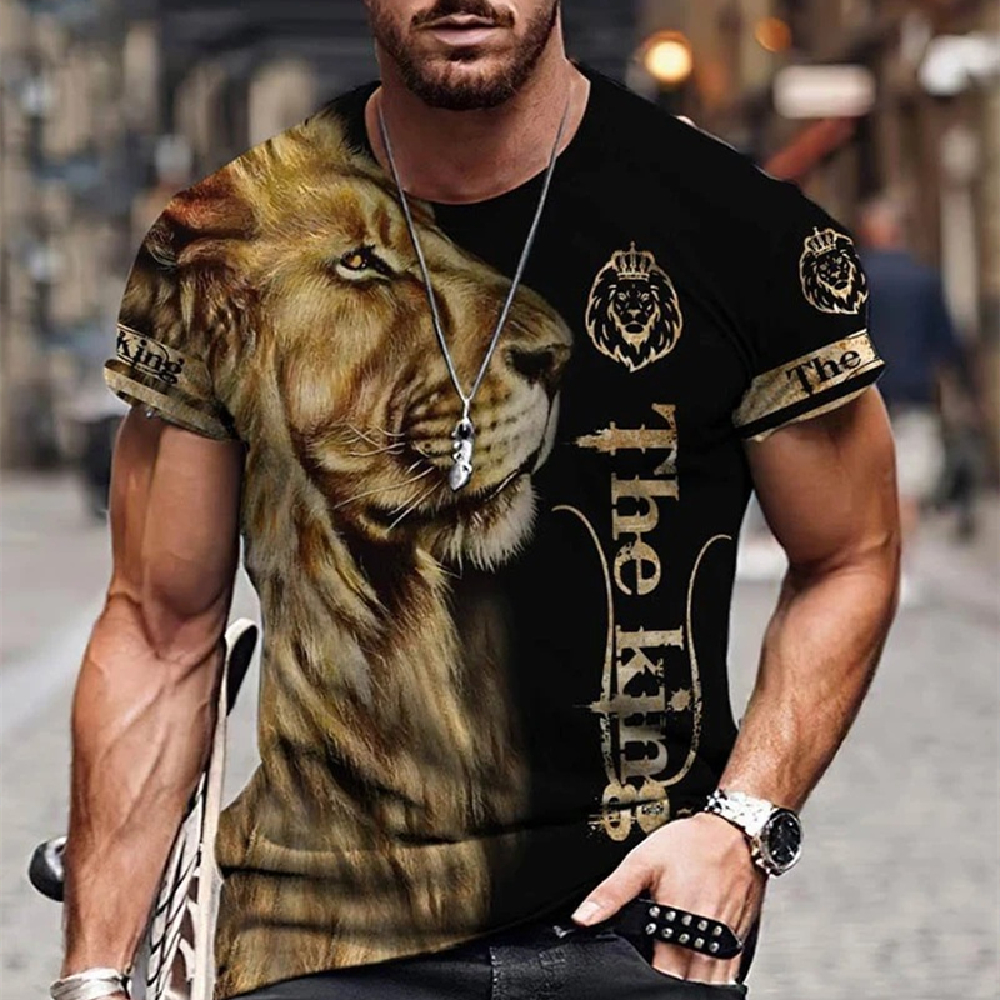 Title 4, Mens European and American Style Summer T-shir...