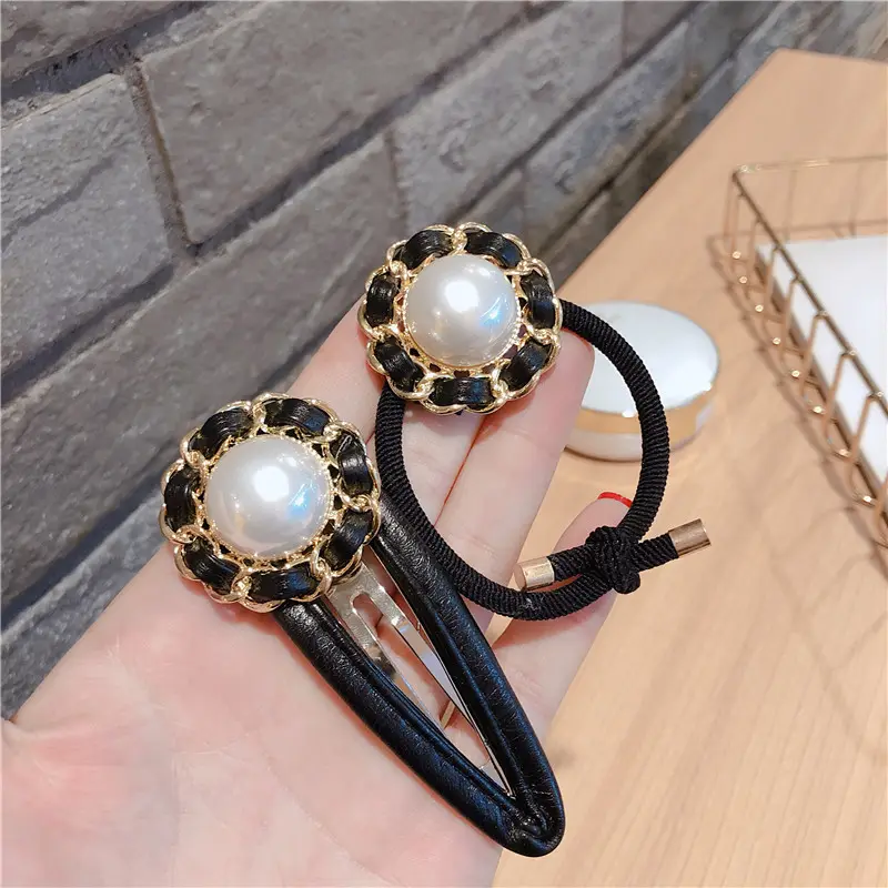 Hair Trim Clip Spring Fragrance Pearl Bangs