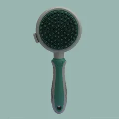 2 In 1 Double Side Cat Brushes For Indoor Cats Shedding Cat Grooming Supplies Cat Comb With Release Button Pet Supplies Flea Comb Slicker Brush For... - View 1