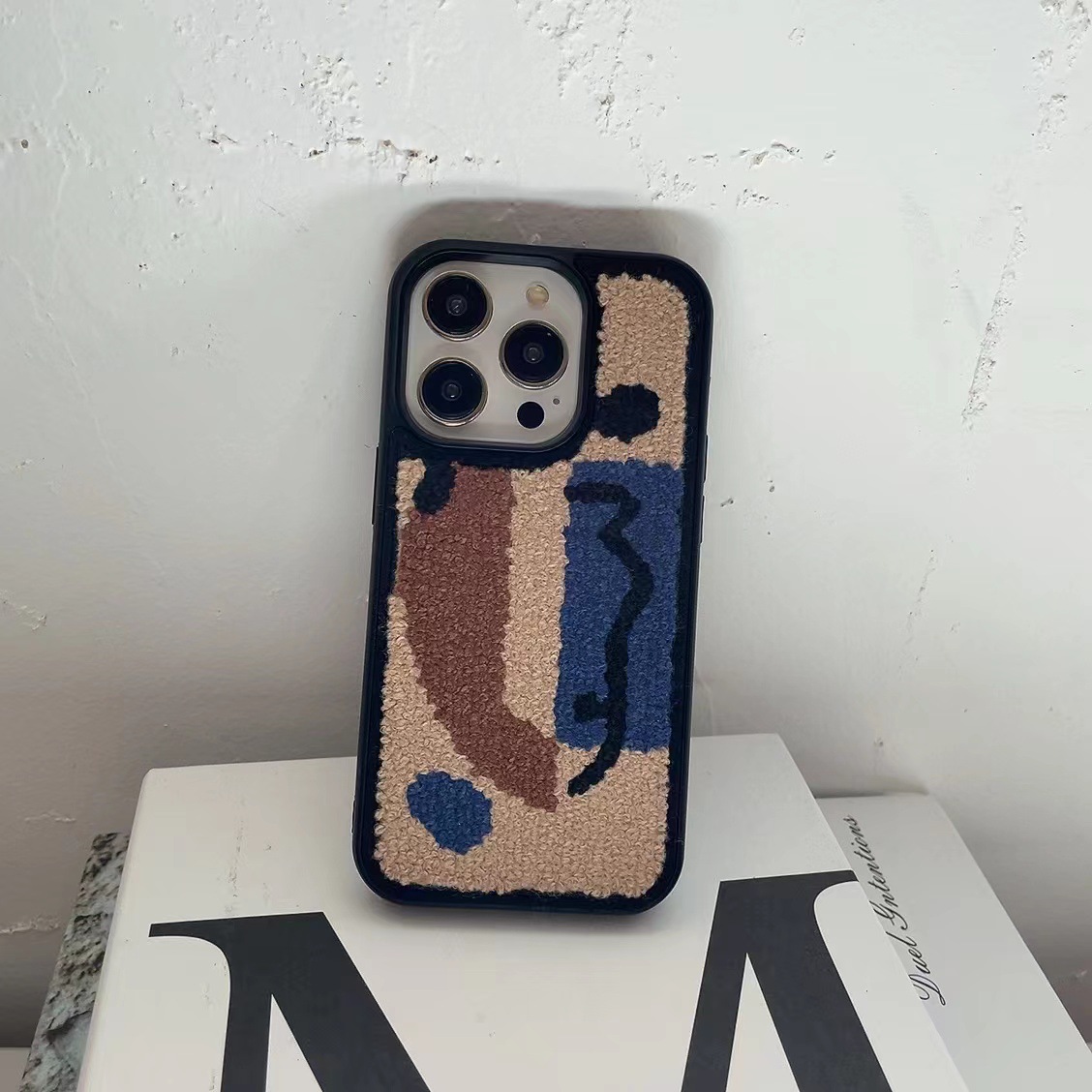 Japan Korean Winter Plush Embroidery Sun Flower Soft Case IPhone - Image 7