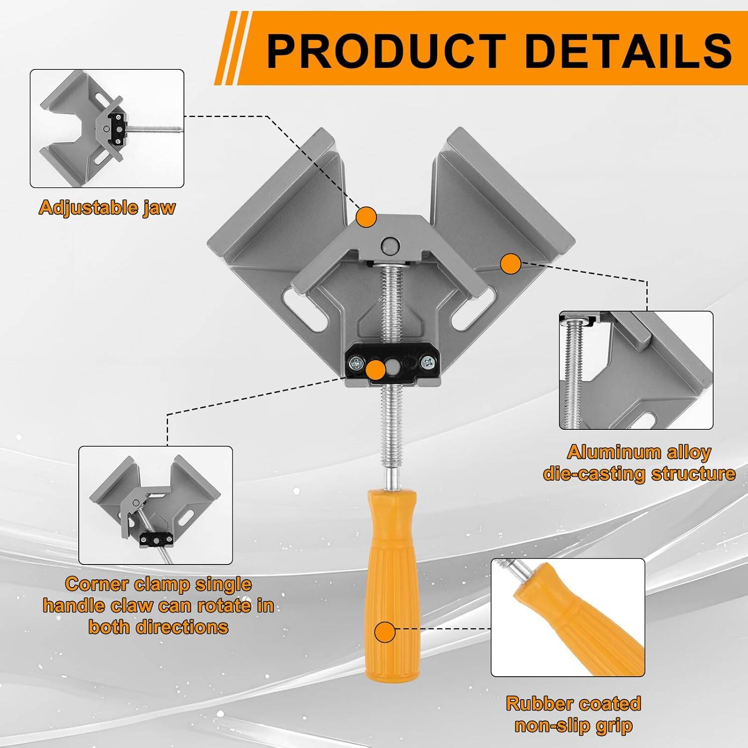 4Pcs 90 Degree Clamp Set — image 2
