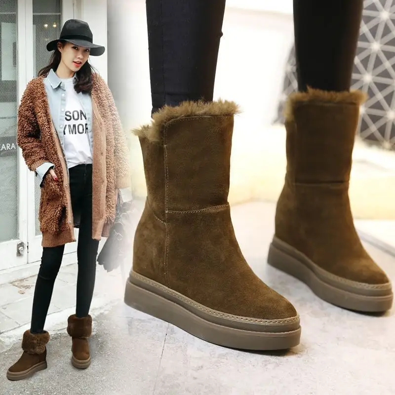 Women Fashion Casual Mid Boots Are Comfortable