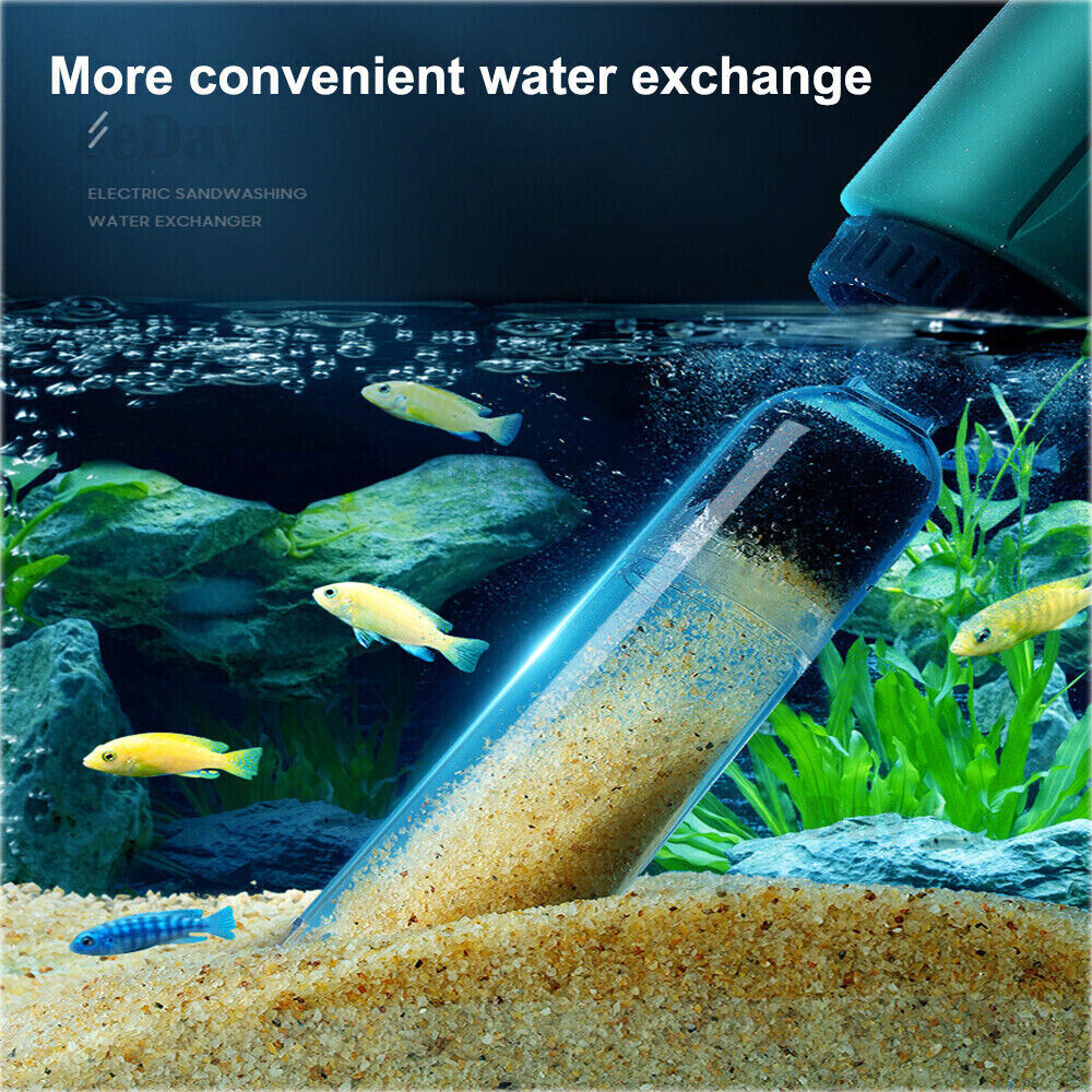 Nettoyeur de gravier d'aquarium 2000l h 36w, changeur d'eau électrique – Image 6