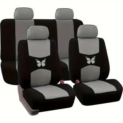 5-Seat Car Seat Cover, Classic And Timeless Design, Thin 2mm Thickness, Suitable For All Seasons
