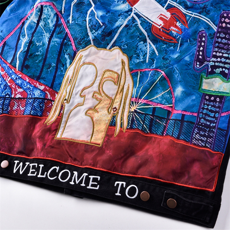 Invincible Heavy Industries Embroidered Denim Jacket