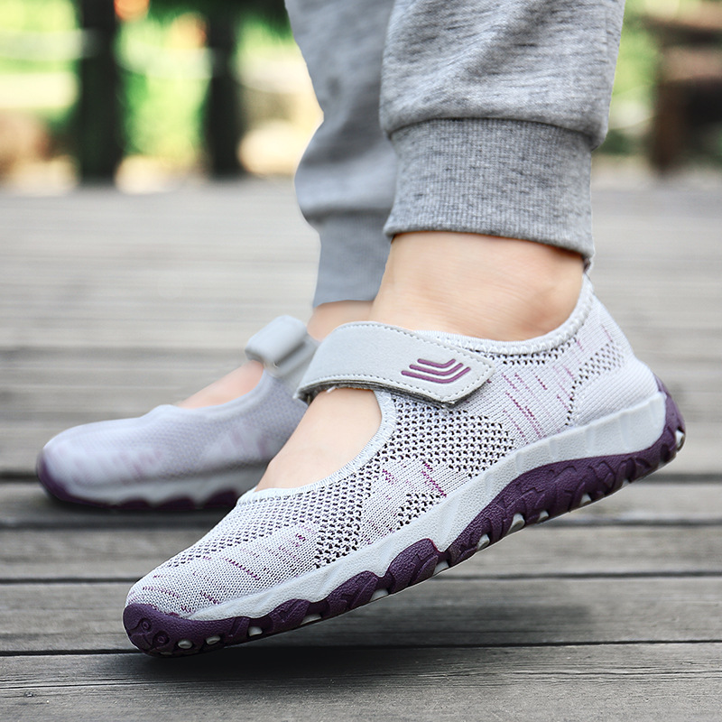 Velcro Fashion Trend Elderly Sports Shoes