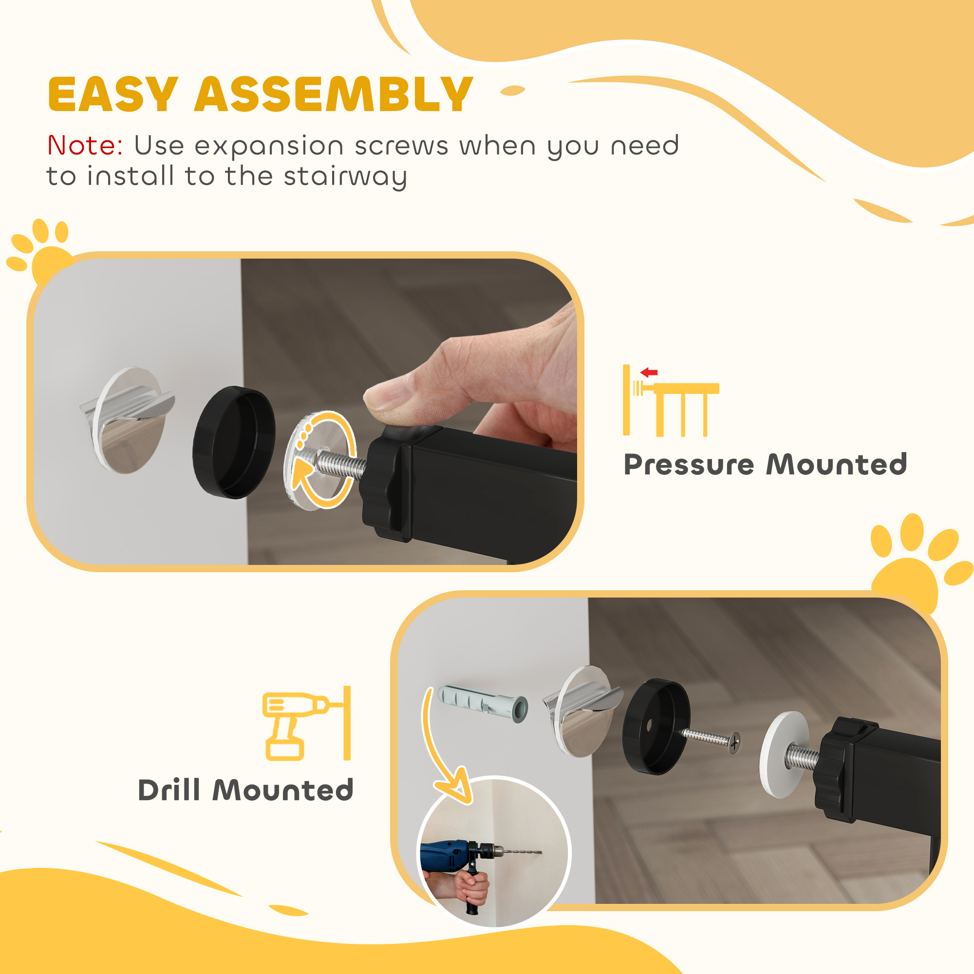 Ultra Wide Pet Safety Door With Pressure Device, Suitable For Doorways — image 9