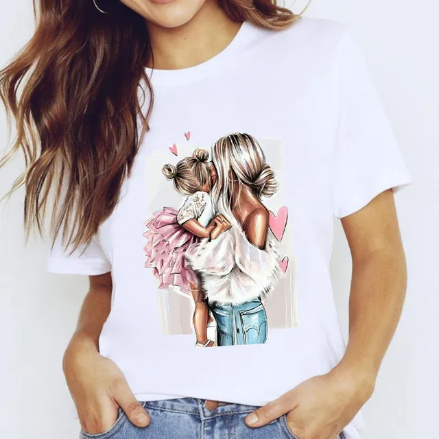 Mother And Daughter Parent child Wear Summer Short Sleeves 2 Style - Shop at LoveMi