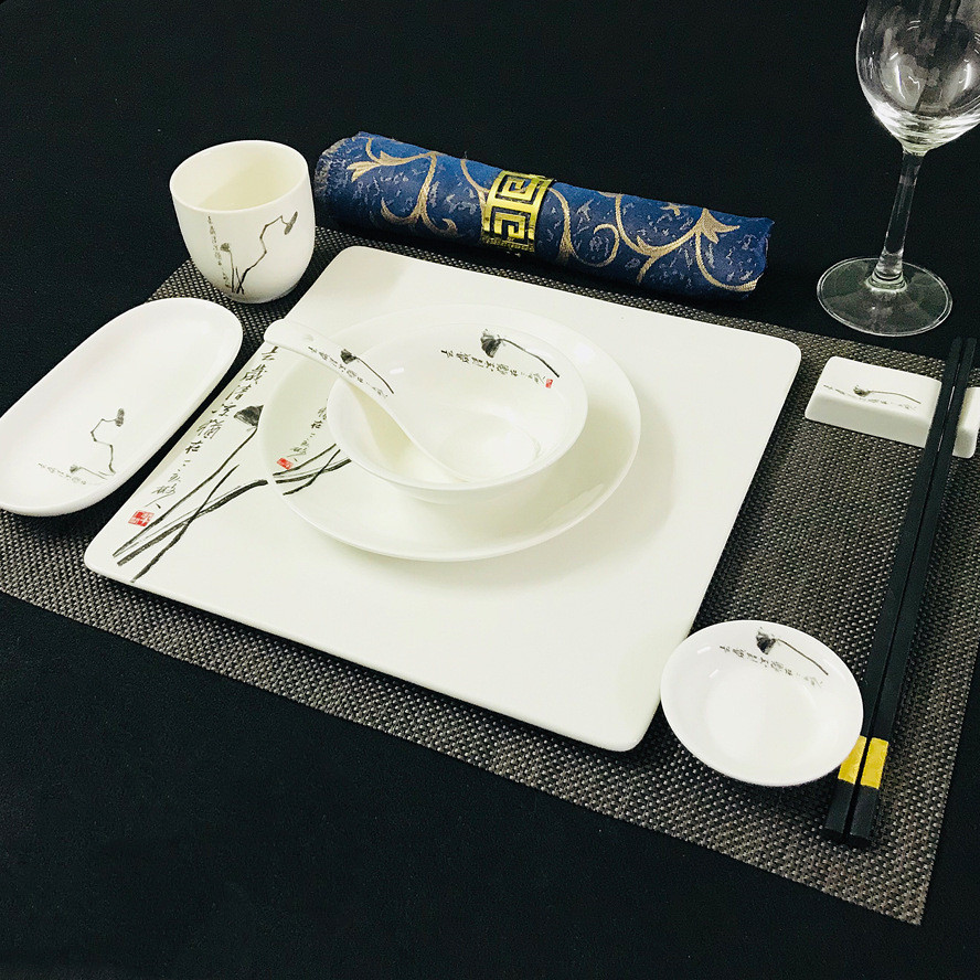 Title 22, Chinese Restaurant Hotel Set Table Ceramic Dish...