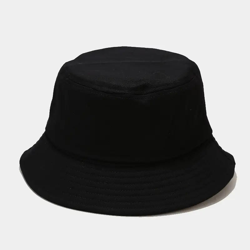 Unisex Fisherman Bucket Hat for Summer Sun Protection and Travel — 05Black