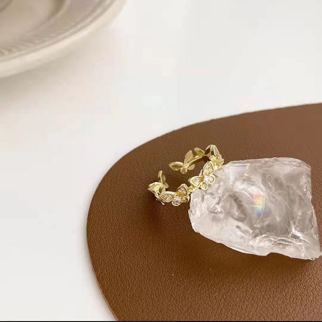 Copper Material Opening Butterfly Exquisite Net Red